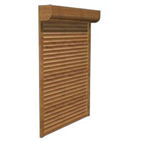 Volet roulant bois